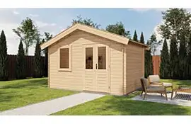 Lugarde Select Blokhut Wijhe 400x250cm - Onbehandeld