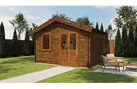 Lugarde Select Blokhut Wijhe 400x250cm - Keteldruk Bruin