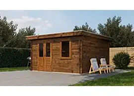 Lugarde Select | Tuinhuis Winterswijk 400 x 400 | Keteldruk Bruin