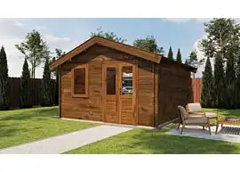 Lugarde Select | Tuinhuis Loenen 400 x 400 | Keteldruk Bruin