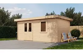 Lugarde Select Blokhut Zevenaar 500x300cm - Onbehandeld