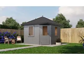 Lugarde Select Prima | Tuinhuis Nieuwegein 300 x 300 cm | RAL 7037