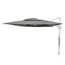 4 Seasons Outdoor | Zweefparasol Siesta Premium 300 x 400 cm | Wit-Charcoal