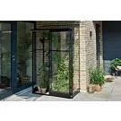 Royal Well | Tuinkas Qube LT 24 | Veiligheidglas 3 mm + Polycarbonaat | Zwart