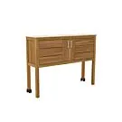 Passion Grills | Buitenkeuken Onderdeel | Milano Opzetkast | 120 x 29 cm | Albastro Cream