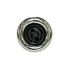 Passion | 5'' Power Jet, Twin Roto, Snap-In, Smooth, Chrome-Black
