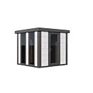 Telluria | Tuinhuis Luminato 2424 | Wit-Antraciet
