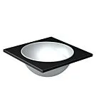 OneQ | Ice Black | Built-in Wijnkoeler/Schaal Zwart