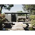 Telluria | Tuinhuis Classico 2424 | 4 Kleuren - met Overkapping Lounge (Small)