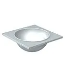 OneQ | Ice Inox | Built-in Wijnkoeler/Schaal RVS