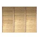 Karibu | Achterwand Enkele Carport