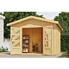 Karibu | Svenson Buitensauna | Kachel 9 kW Externe Bediening
