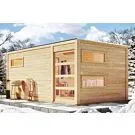 Karibu | Hygge Buitensauna | Kachel 9 kW Externe Bediening