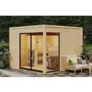 Karibu | Terning 1 Sauna Set A | Kachel 9 kW Externe Bediening
