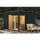 Karibu | Terning 1 Sauna Set B Antraciet