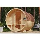 Karibu | Barrelsauna 2 | Biokachel 9 kW Externe Bediening
