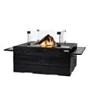 Happy Cocooning | Side Tables Teak Black | Set/2