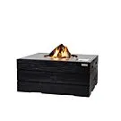 Happy Cocooning | Terrashaard Rechthoek Teak Black | Antraciet