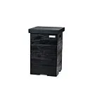 Happy Cocooning | Terrashaard Enclosure Bijzettafel | Teak Black - Zwart | Lpg Tank