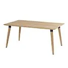 Hartman | Tuintafel Sophie Studio Teak 170 x 100 cm | Carbon Black