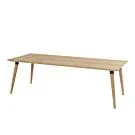 Hartman | Tuintafel Sophie Studio Teak 240 x 100 cm | Carbon Black