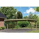 Karibu | Dubbele Carport Classic 1 | Variant B met PVC Dakplaten