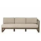 Apple Bee | Loungebank Antigua 3-zits Rechts | Coastal Teak