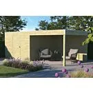 Gardenas | Tuinhuis QBH2 300x300 + Ext 300 | Hogedruk Geïmpregneerd Groen