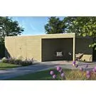 Gardenas | Tuinhuis QBH2 510x300 + Ext 300 | Hogedruk Geïmpregneerd Groen