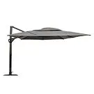 4 Seasons Outdoor | Zweefparasol Hacienda 300 x 400 cm | Charcoal