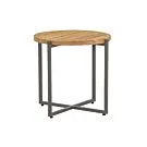 Apple Bee | Koffietafel Condor Ø54 x 50(h) cm | Taupe-Teak
