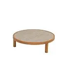 4 Seasons Outdoor | Finn Koffietafel Ø85 cm | Sabbia Panna