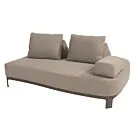 4 Seasons Outdoor | Santorini Loungebank 2-zits met Armleuning