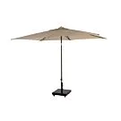 4 Seasons Outdoor | Azzurro Parasol 200 x 300 cm | Wenge Frame Beach