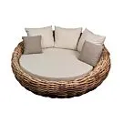 Apple Bee | Loungestoel Cocoon | Mocca-Bouclé Cream