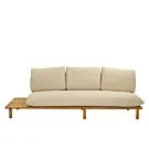 Apple Bee | Loungebank Sling 3-zits Rechts | Ecru