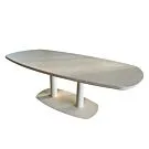 Apple Bee | Tuintafel Melville Tonvorm 220 x 110 cm | Oyster