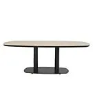 Apple Bee | Tuintafel Melville Tonvorm 220 x 110 cm | Black