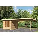 Woodfeeling | Tuinhuis Bastrup 4 met Overkapping 4,0