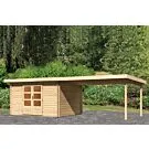 Woodfeeling | Tuinhuis Bastrup 7 met Overkapping 4,0