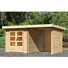 Woodfeeling | Tuinhuis Bastrup 4 met Overkapping 2,0, Zij- en Achterwand