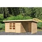 Woodfeeling | Tuinhuis Bastrup 7 met Overkapping 2,0, Zij- en Achterwand