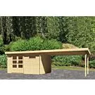 Woodfeeling | Tuinhuis Bastrup 8 met Overkapping 4,0