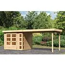 Woodfeeling | Tuinhuis Kerko 3 met Overkapping 2,8 | Onbehandeld