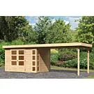 Woodfeeling | Tuinhuis Kerko 4 met Overkapping 2,8 | Onbehandeld