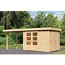 Woodfeeling | Tuinhuis Retola 2 met Overkapping 2,8 en Opslagruimte