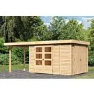Woodfeeling | Tuinhuis Retola 4 met Overkapping 2,4 en Opslagruimte