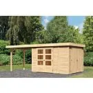 Woodfeeling | Tuinhuis Retola 4 met Overkapping 2,8 en Opslagruimte