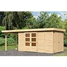 Woodfeeling | Tuinhuis Retola 5 met Overkapping 2,4 en Opslagruimte