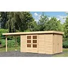 Woodfeeling | Tuinhuis Retola 5 met Overkapping 2,8 en Opslagruimte